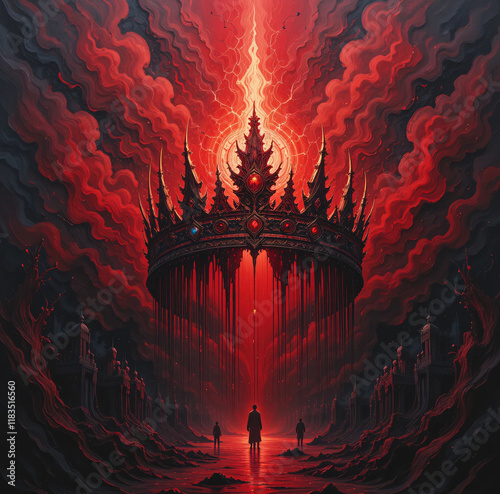 background with burning candles