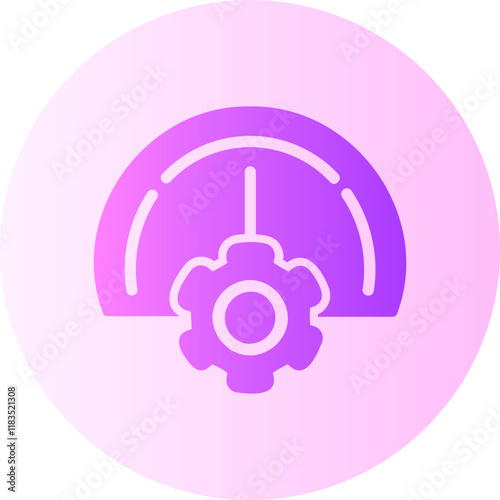 Speed gradient icon