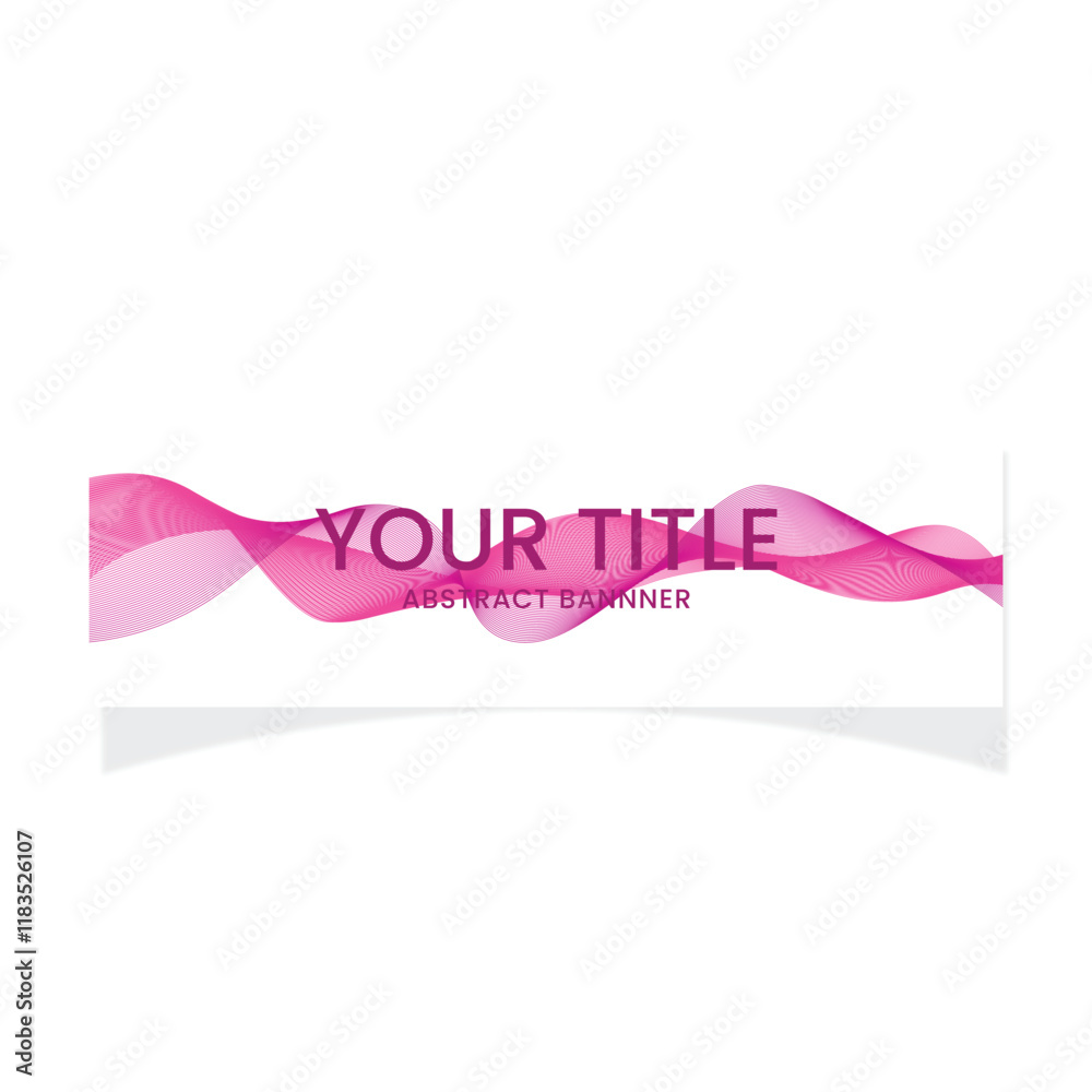 Abstract Banner Background Pink Color Abstract Banner Background Pink Color