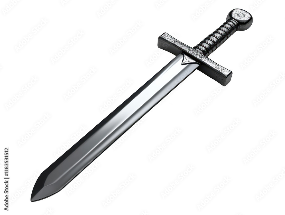 Gleaming dagger with a sparkling diamond, symbol of power and luxury Gleaming dagger with a sparkling diamond, symbol of power and luxury