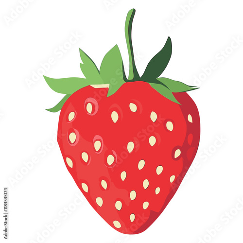 Raspberry illustration strawberry fruit vector