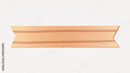 beige paper banner illustration vector
