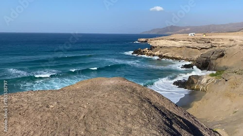 Coast in Jandia Nature Reserve,Pájara, Fuerteventura photo