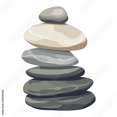 Zen stone zen illustration zen stones vector