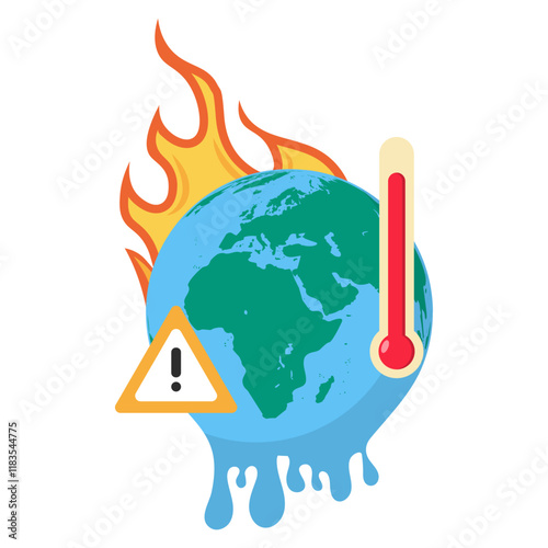 Global Warming Illustration