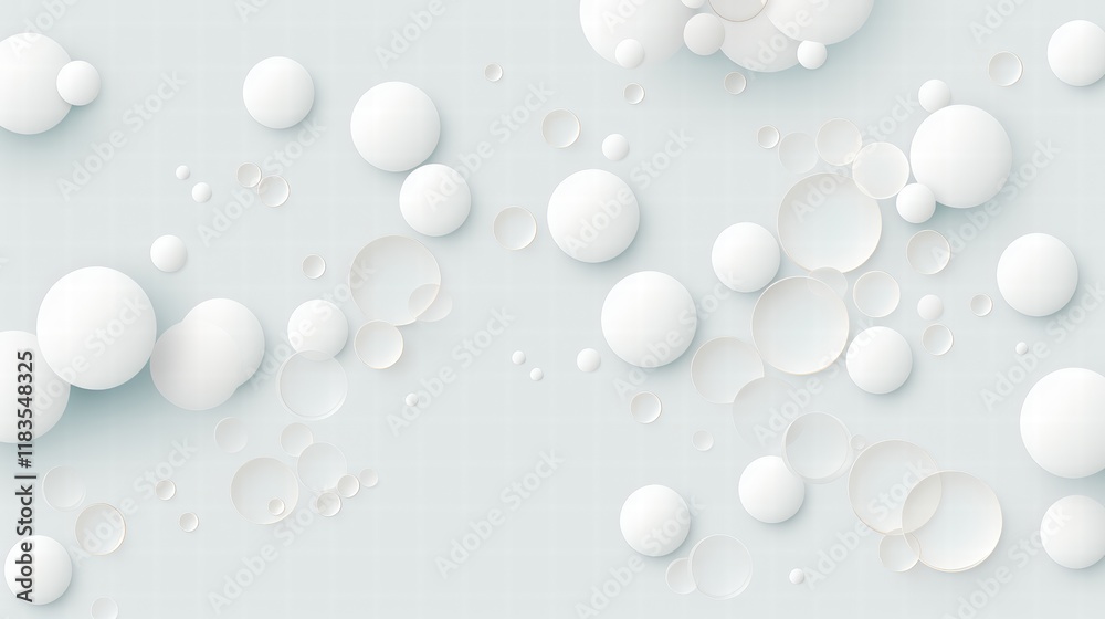 Abstract Background with White Circles and Soft Colors on a Light Surface for Modern Design and Creative Projects Abstract Background with White Circles and Soft Colors on a Light Surface for Modern Design and Creative Projects