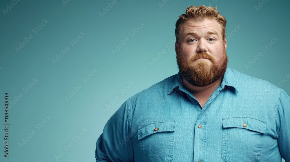 Portrait of a Confident Man Studio Photography Simple Background Close-Up Self-Assurance Portrait of a Confident Man Studio Photography Simple Background Close-Up Self-Assurance