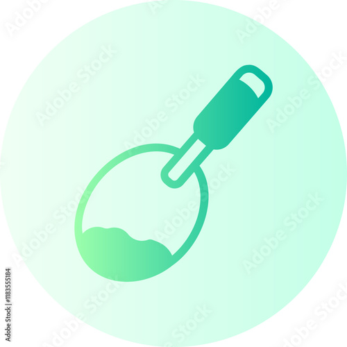 Trowel gradient icon
