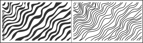 Abstract transverse lines seamless texture background. Abstract wave lines