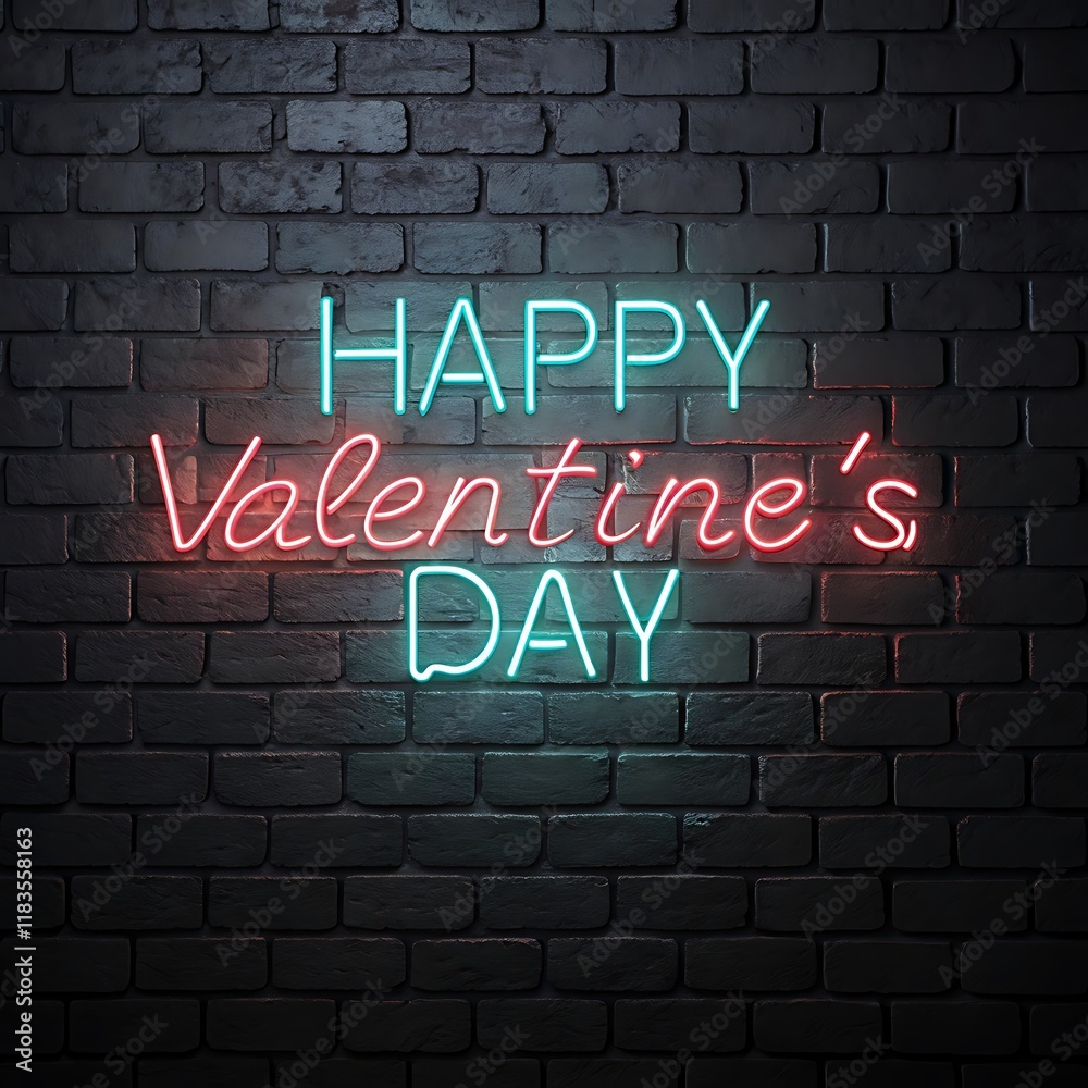 Happy valentine's day lettering