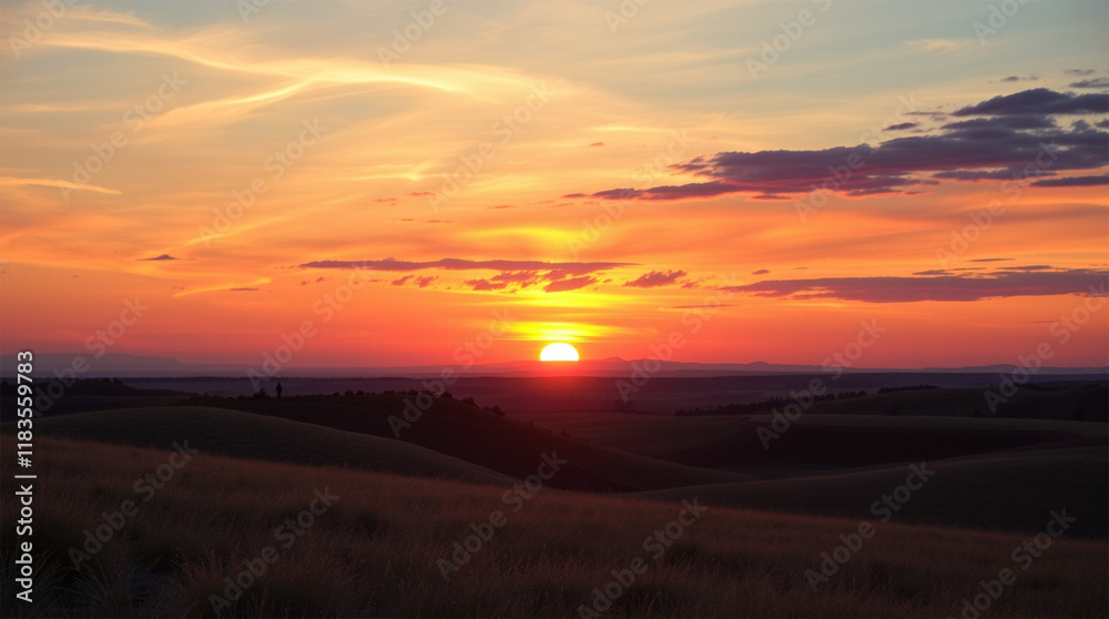 Surreal desert sunset landscape, volumetric lighting, soft velvet-like sand dunes, golden and reddish hues, detailed silky sand texture, tranquil and mysterious atmosphere Surreal desert sunset landscape, volumetric lighting, soft velvet-like sand dunes, golden and reddish hues, detailed silky sand texture, tranquil and mysterious atmosphere