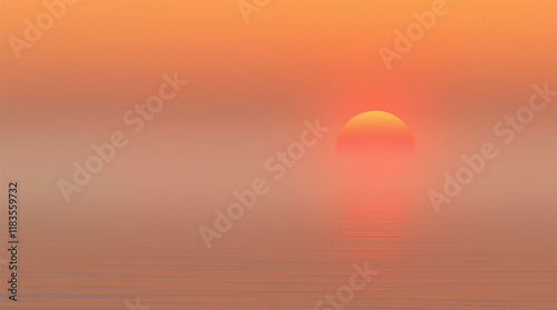 Surreal desert sunset landscape, volumetric lighting, soft velvet-like sand dunes, golden and reddish hues, detailed silky sand texture, tranquil and mysterious atmosphere photo