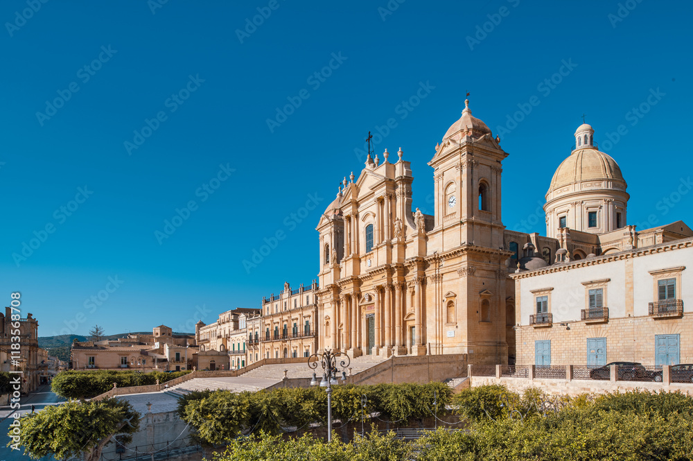 Obraz premium Cathedral of San Nicolo in Noto in Sicily