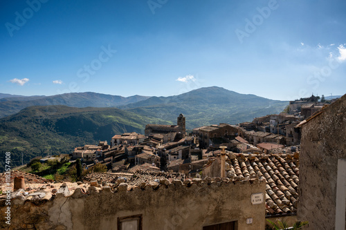 landscape of Mistretta in Sicily