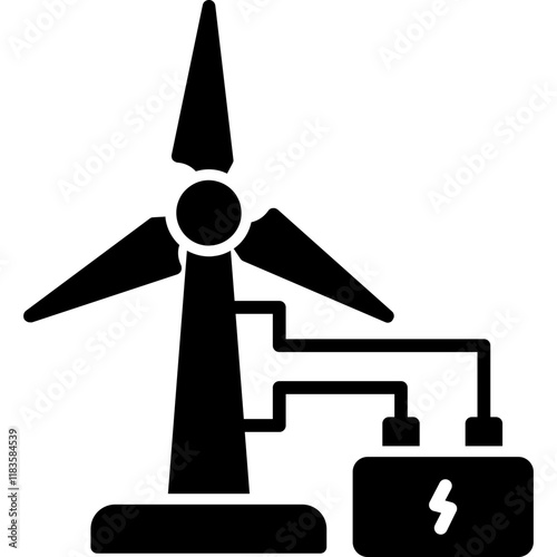 Wind Energy Icon