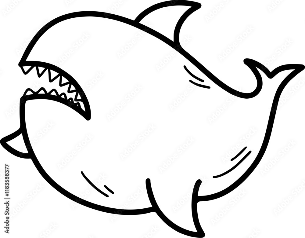 sea animal outline for colouring page sea animal outline for colouring page
