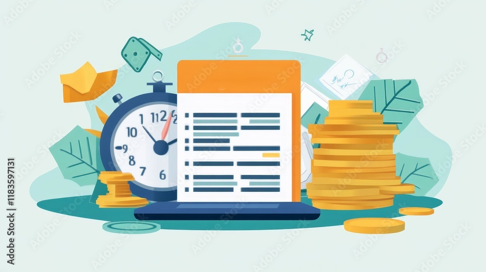 Naklejka premium Understanding business tax management essential concepts for effective financial strategy