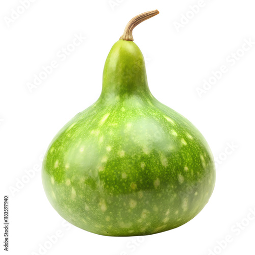 Bottle gourd calabash isolated on transparent background