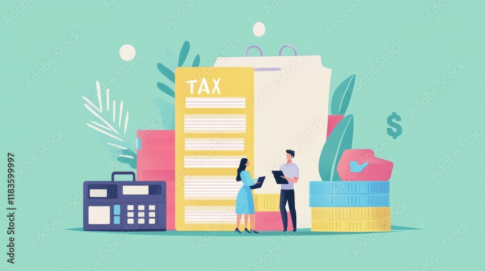 Fototapeta premium Understanding business tax management strategies for effective financial planning and compliance