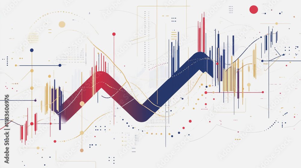 Abstract white background with Colorful charts and graphs with statistics to innovative analyze business potential and forecast future development of companies growth. Abstract white background with Colorful charts and graphs with statistics to innovative analyze business potential and forecast future development of companies growth.