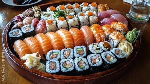 A Delicious Assortment of Sushi Platter