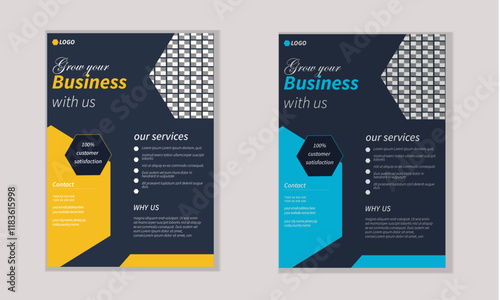 Modern Corporate Flyer Template , Clean Business Flyer, Professional Corporate, Creative Corporate, Sleek Business , Corporate Marketing , Elegant Corporate, Customizable Business, Business Promotion
 photo