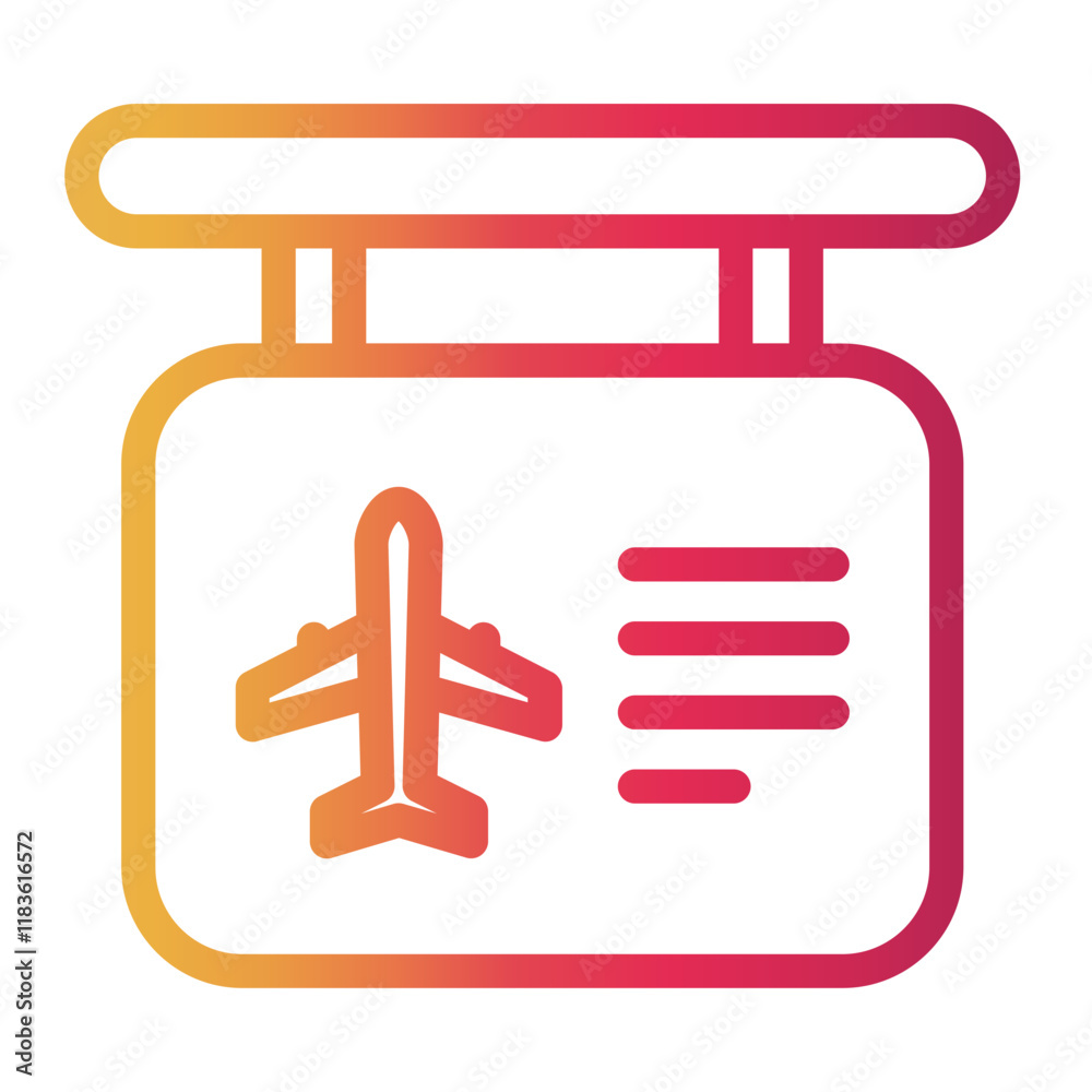 information Line Gradient Icon information Line Gradient Icon