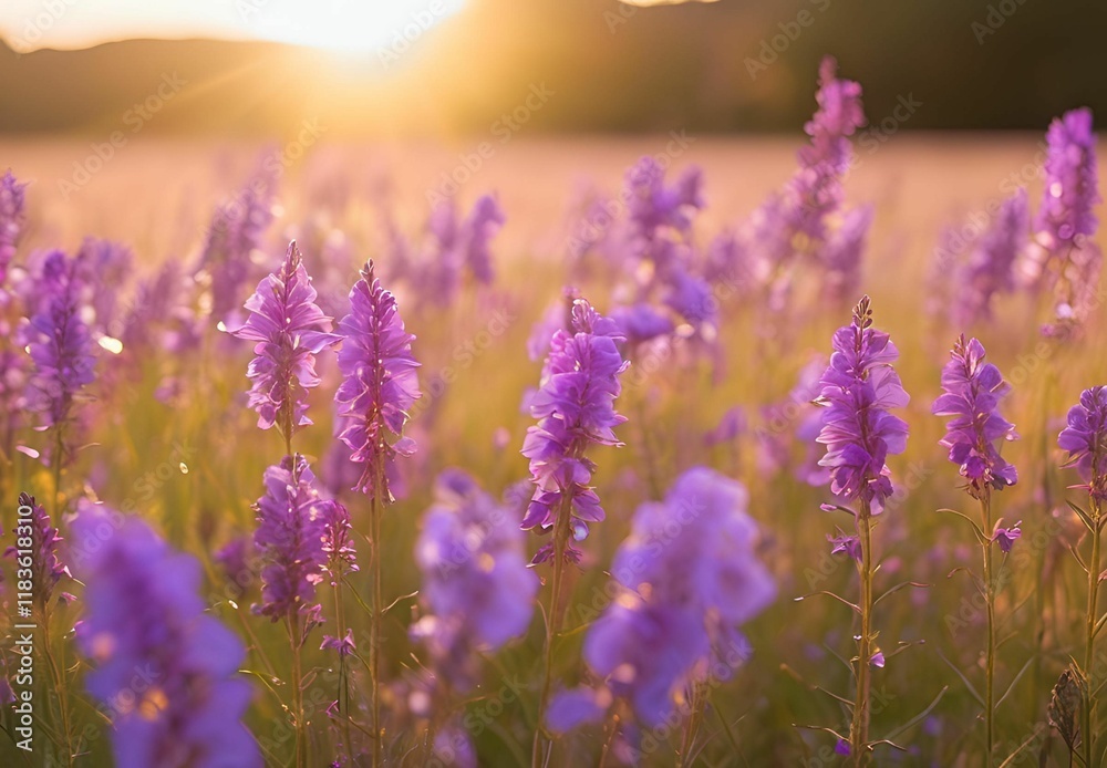 Naklejka premium Purple flowers