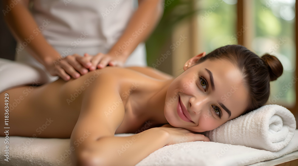 A relaxing spa day with a massage