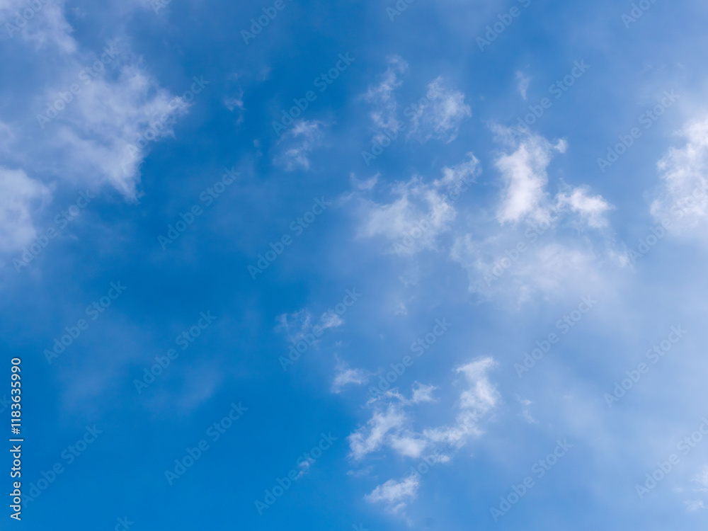 1月の青空と白い雲92 1月の青空と白い雲92