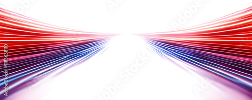 Png futuristic technological style. Png abstract background with speed lines. Neon color rays vector abstract background. The light lines of the road a blue light background creating of movement