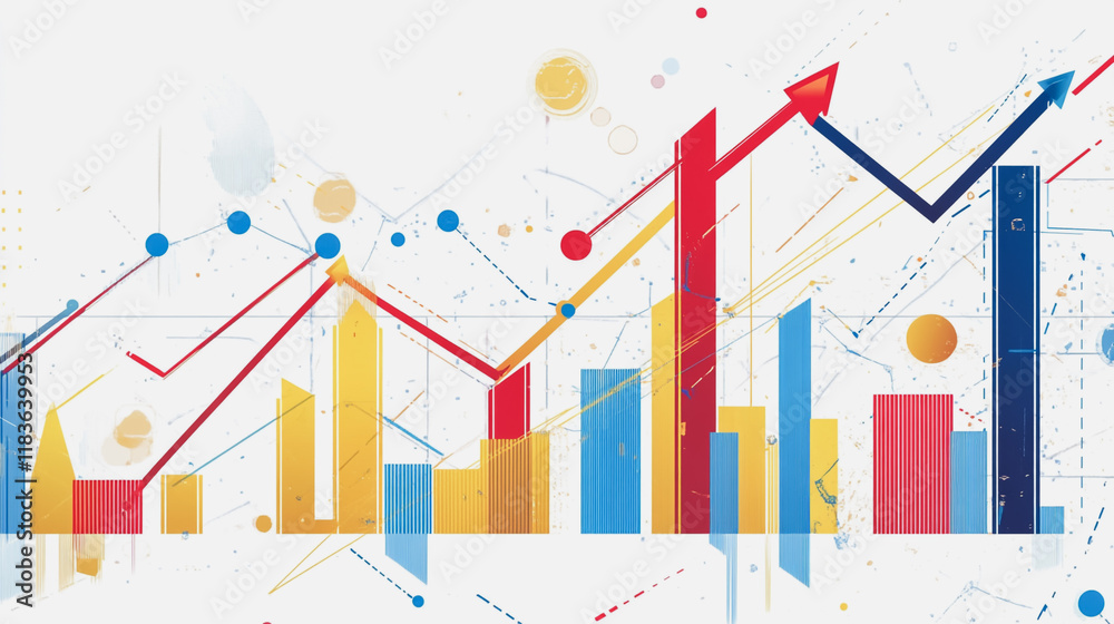 charts and graphs with statistics to innovative analyze business potential and forecast future development of companies growth. charts and graphs with statistics to innovative analyze business potential and forecast future development of companies growth.