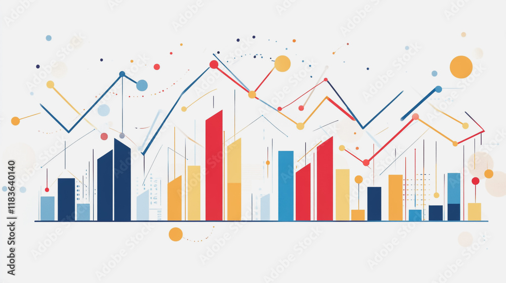 charts and graphs with statistics to innovative analyze business potential and forecast future development of companies growth. charts and graphs with statistics to innovative analyze business potential and forecast future development of companies growth.