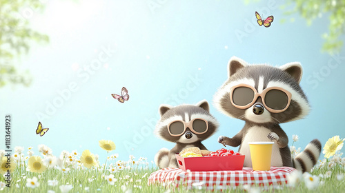 Raccoon Picnic: A heartwarm...