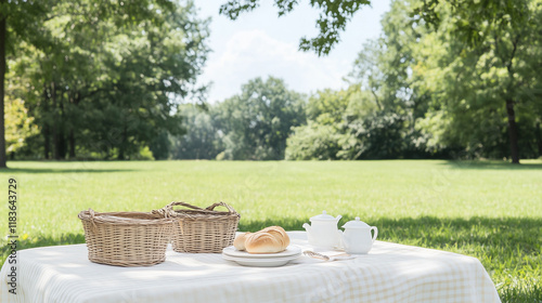 Tranquil Picnic Setting: A ...