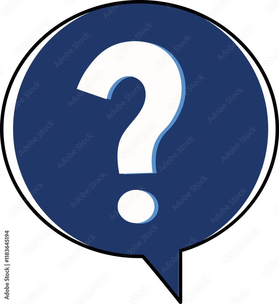 Question Mark Speech Bubble Vector Graphic Question Mark Speech Bubble Vector Graphic
