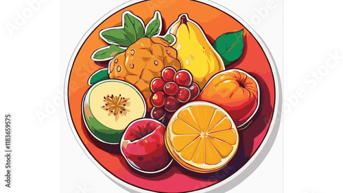 Various fruits to be juiced