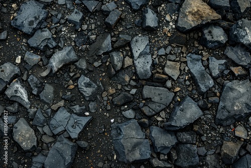 Wallpaper Mural Image of Grey asphalt rock ground debris. Texture for background usage Torontodigital.ca