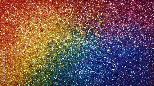 Rainbow glitter background texture