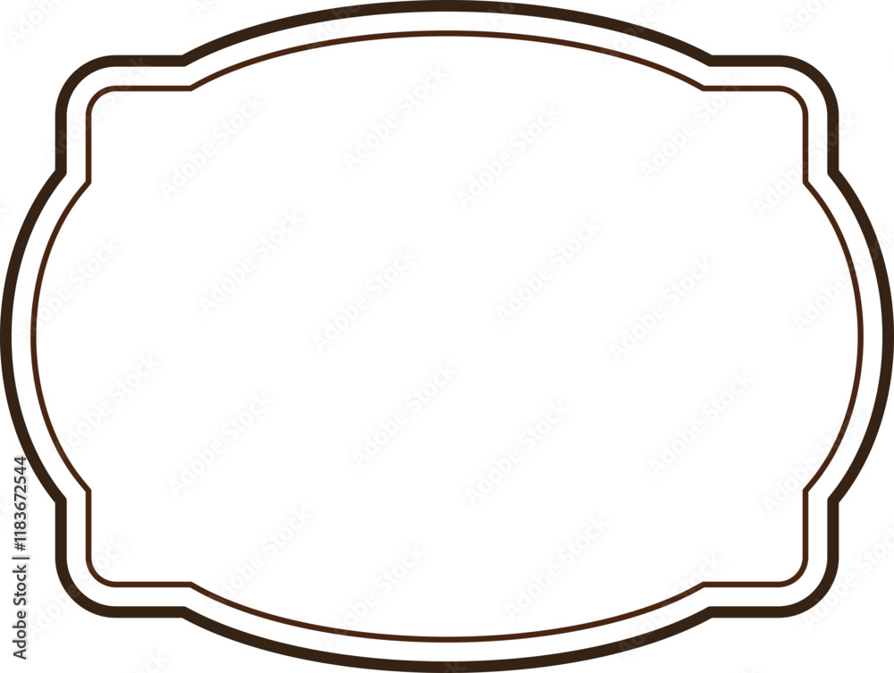 A simple brown frame, perfect for adding text or images. Classic and elegant. A simple brown frame, perfect for adding text or images. Classic and elegant.