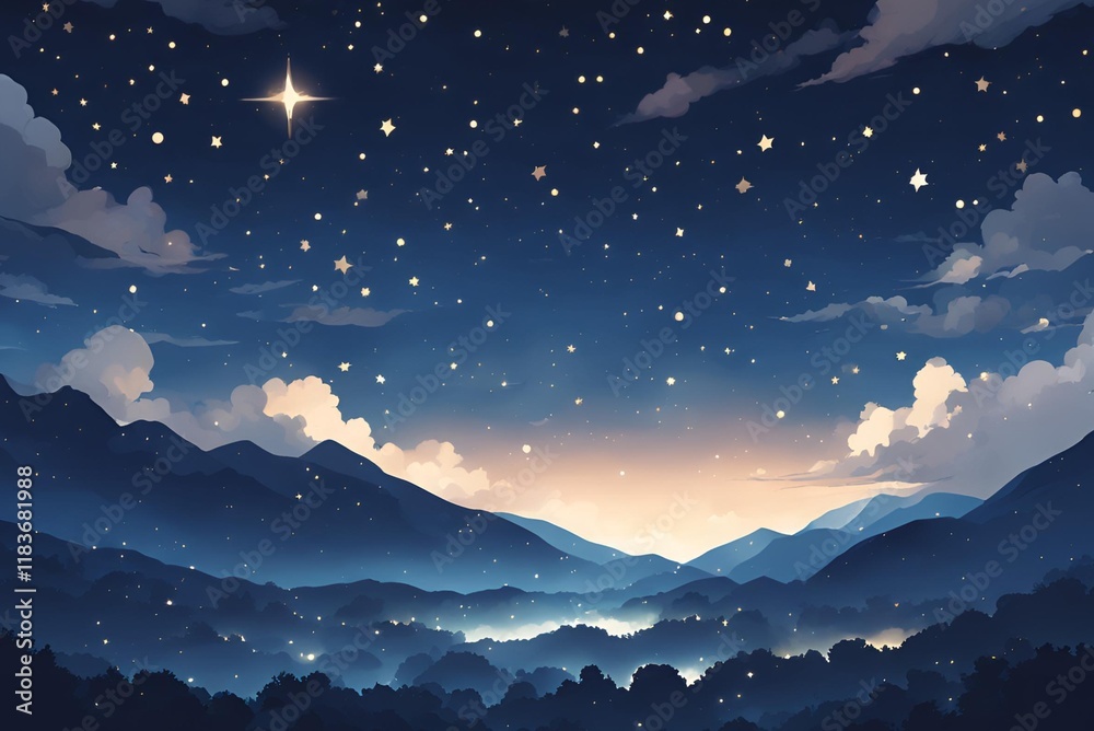Fototapeta premium anime background, minimalis
