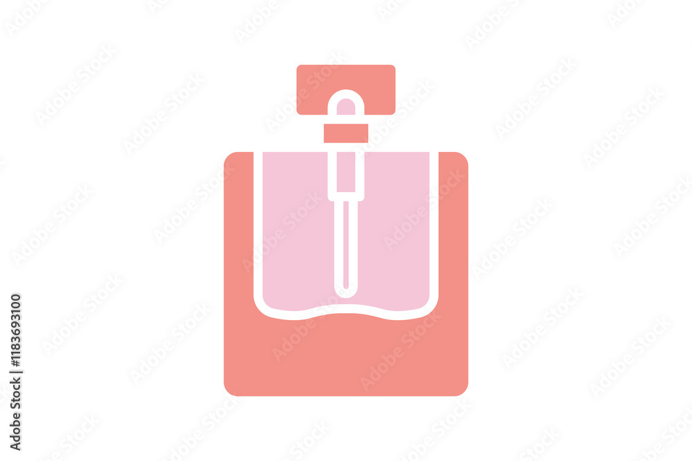 Perfume icon. solid icon style. icon related to party, valentine. valentine day elements vector illustration Perfume icon. solid icon style. icon related to party, valentine. valentine day elements vector illustration