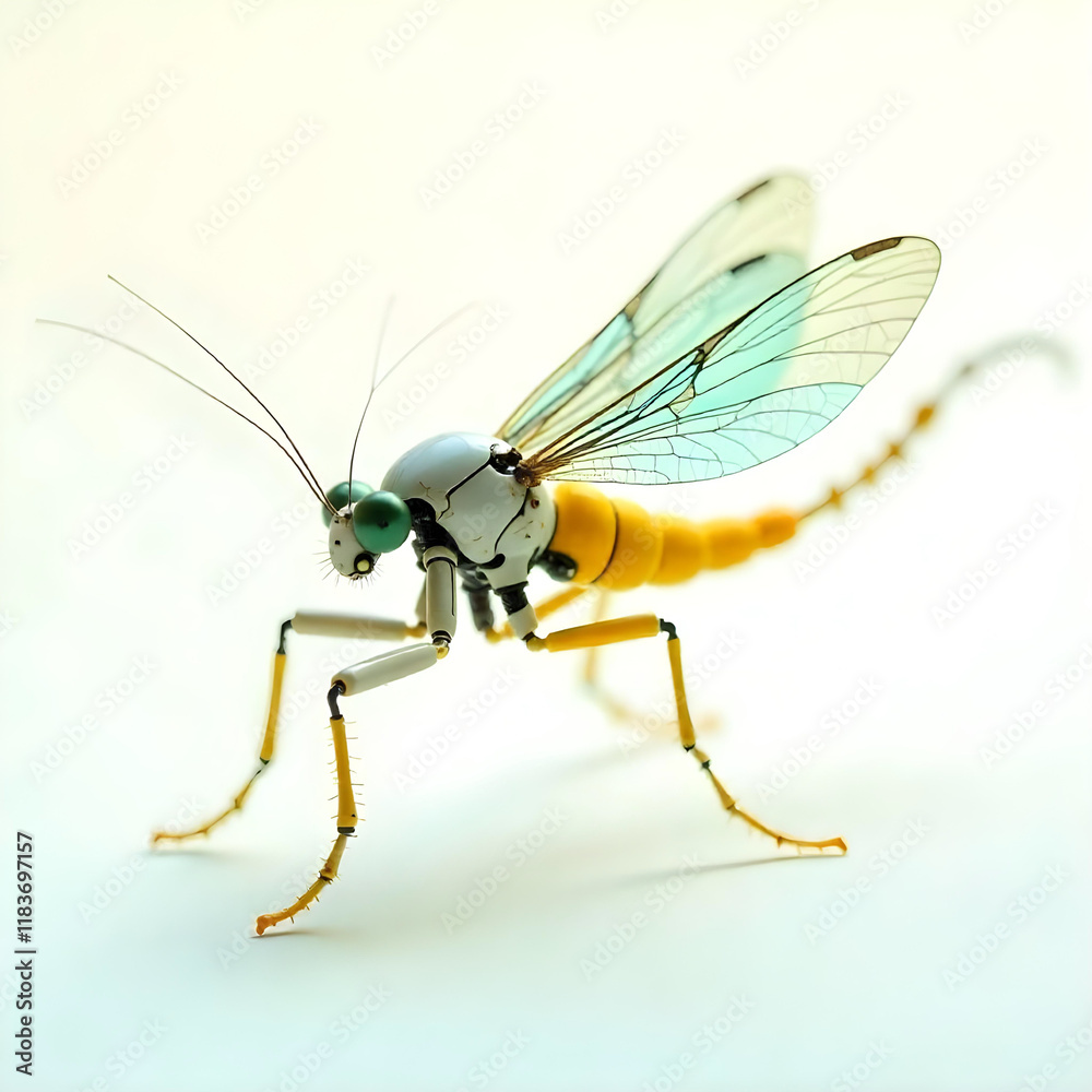 Fototapeta premium robot dragonfly