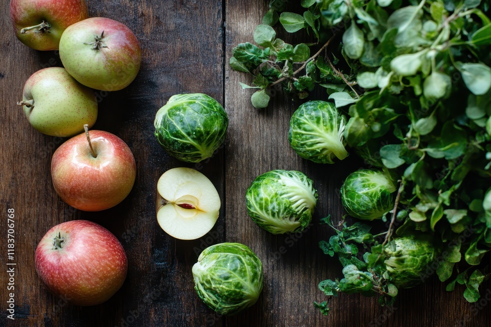 Fall Salad with Brussels Sprouts and Apples Fall Salad with Brussels Sprouts and Apples
