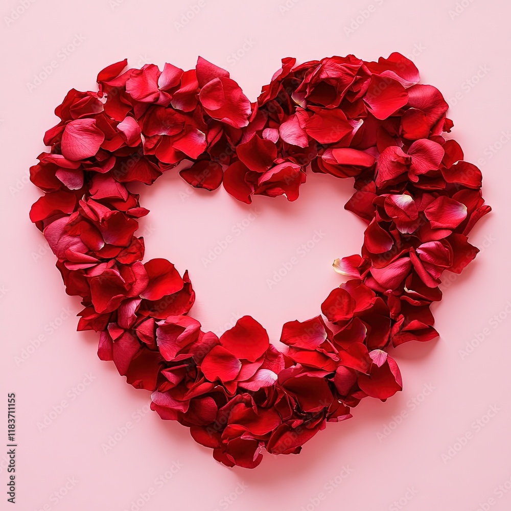 Colourful flowral heart with black background Colourful flowral heart with black background