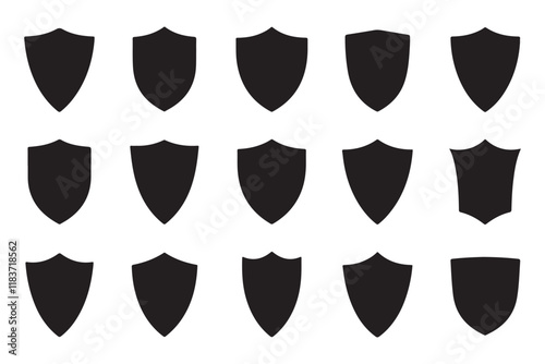 Versatile Shield Icons for Creative Projects