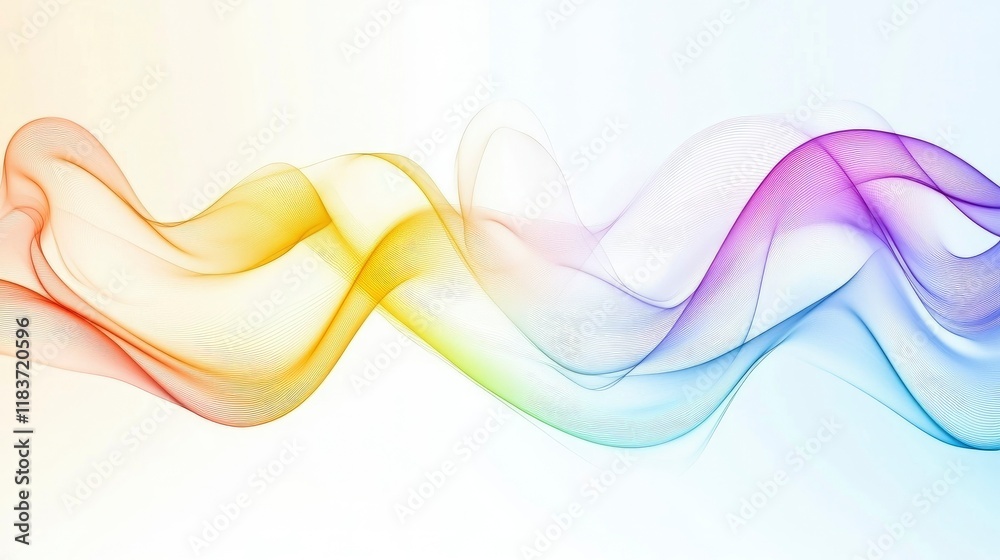 Abstract colorful wave background Abstract colorful wave background