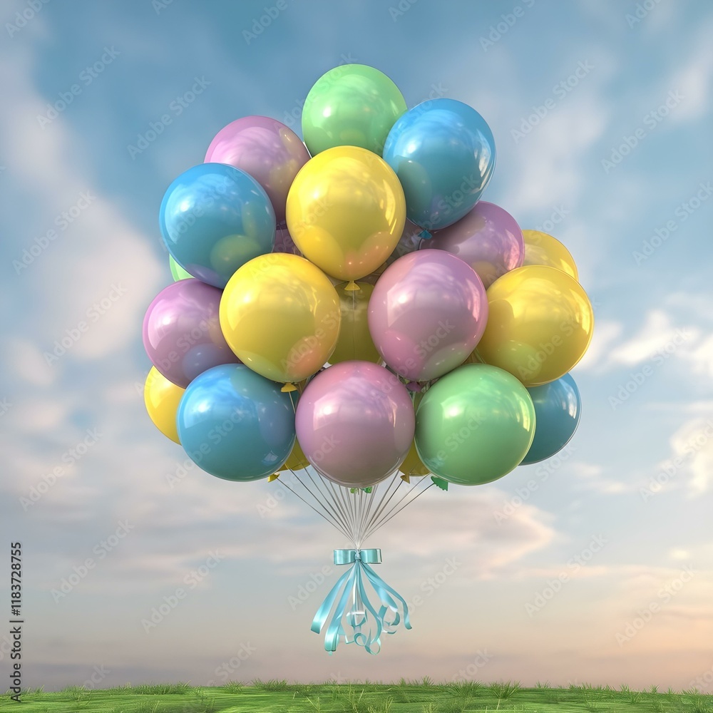 Cute colorful Balloon. Glossy, shiny with reflection foil balloon. Good for anniversary wedding, celebration birthday. Happy Valentine's day. Love symbol. Party Decoration Cute colorful Balloon. Glossy, shiny with reflection foil balloon. Good for anniversary wedding, celebration birthday. Happy Valentine's day. Love symbol. Party Decoration