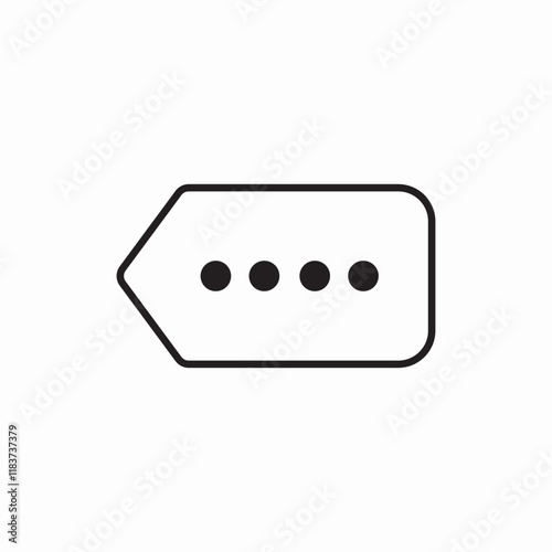 shoulder straps icon vector sign