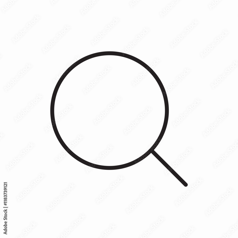 search magnifier find icon vector sign search magnifier find icon vector sign